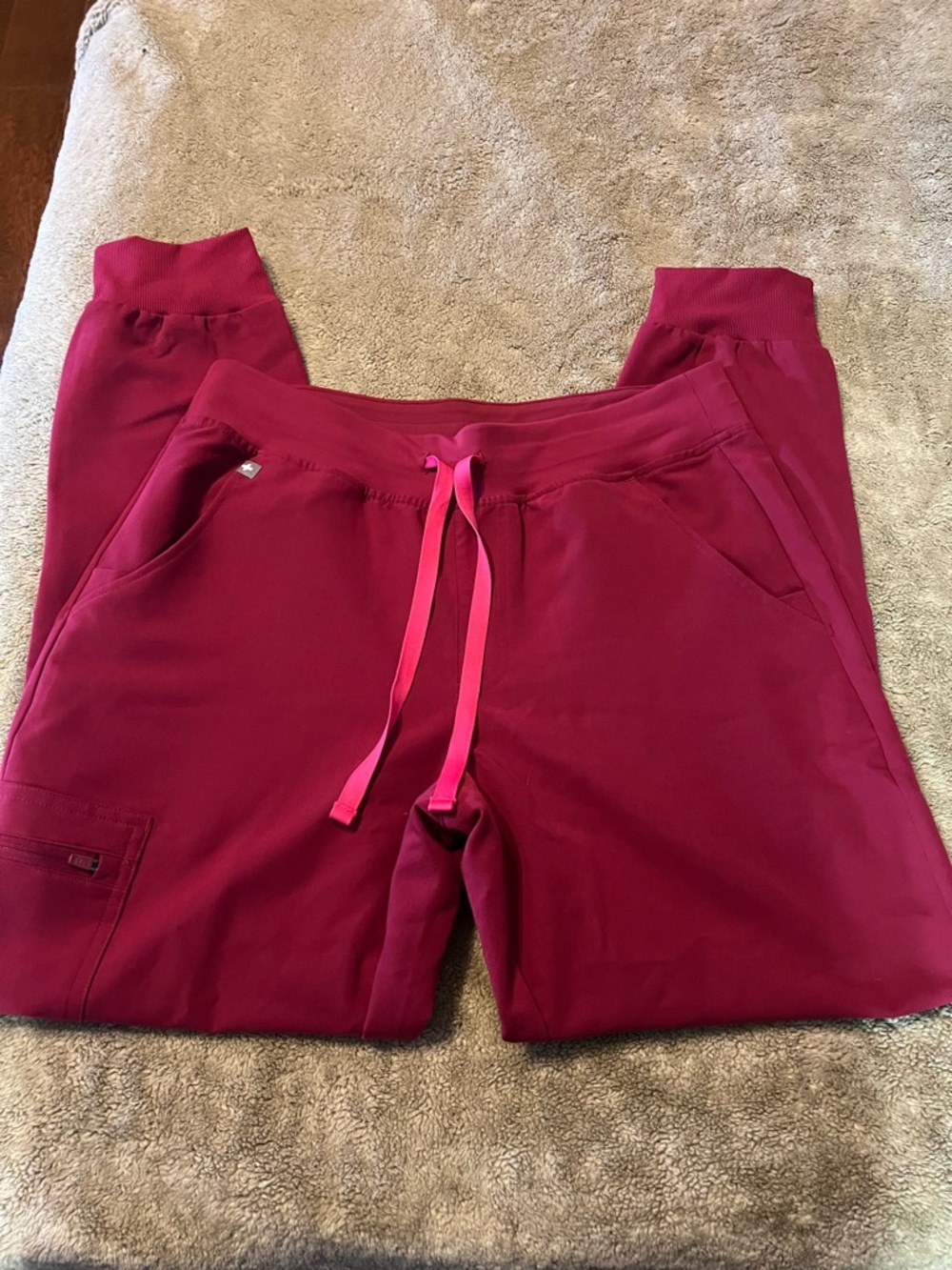 Figs Deep Cranberry Zamora Scrub Pants!